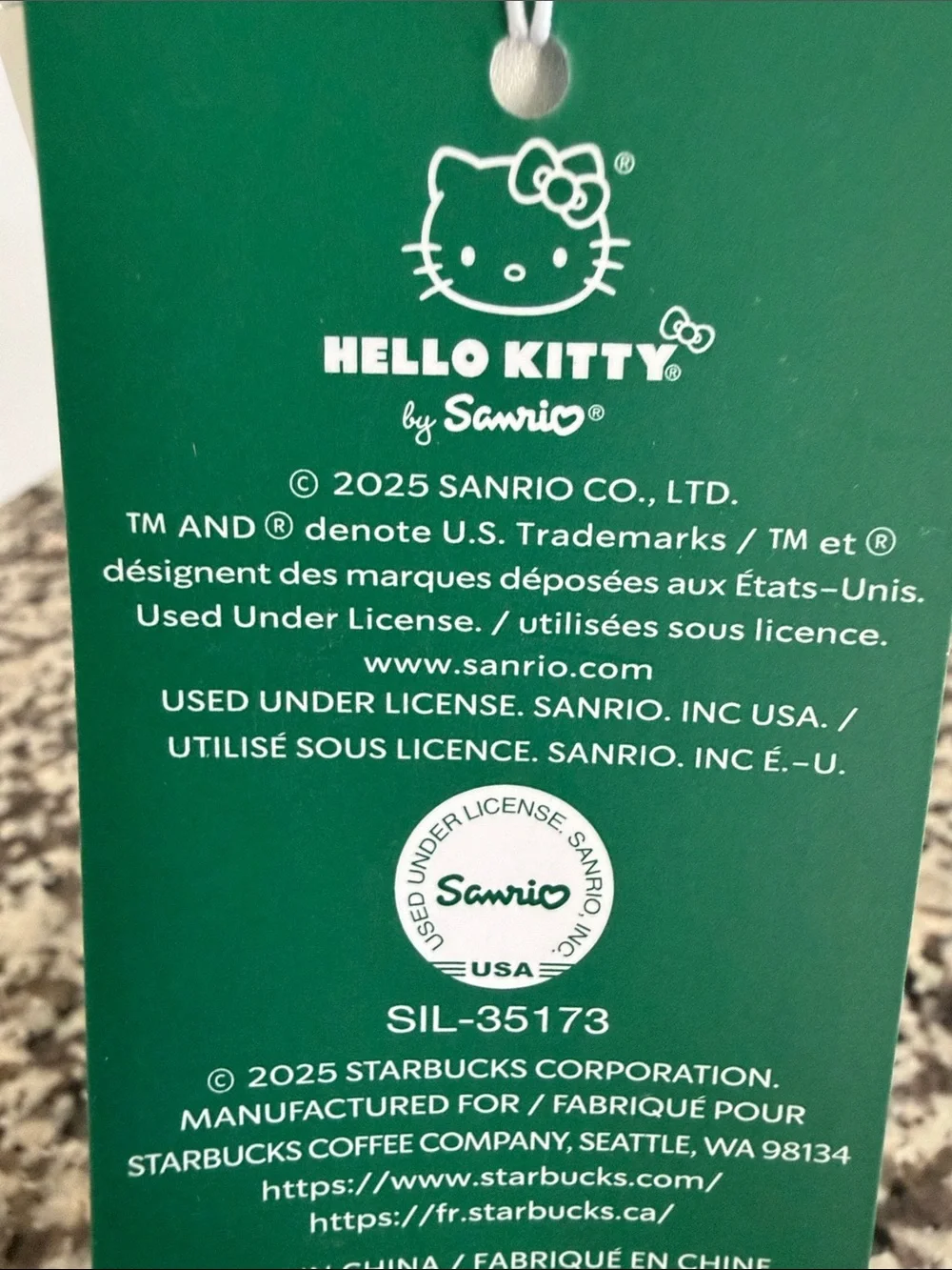 Hello Kitty Kids Travel Tumbler - NWT
